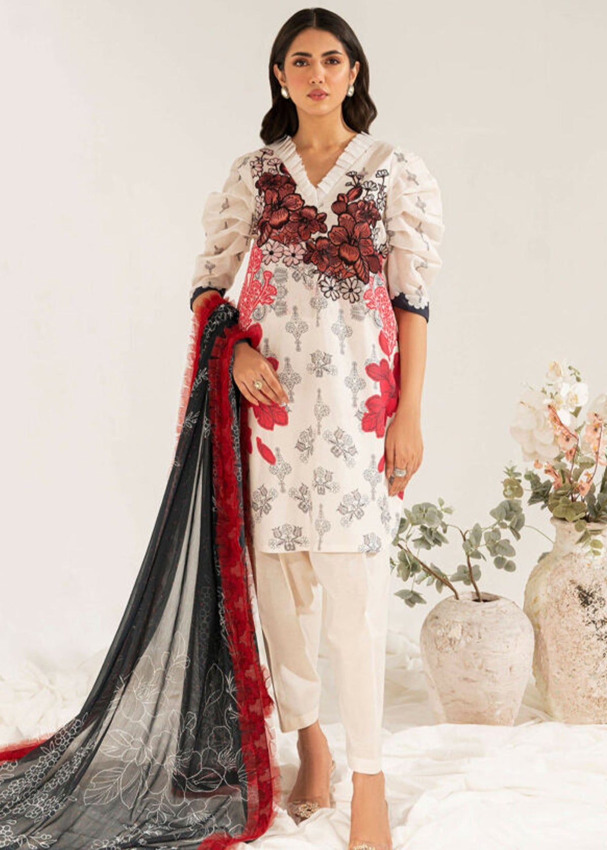 Asifa & Nabeel Leia Lawn Collection – LUNA (LL-10)