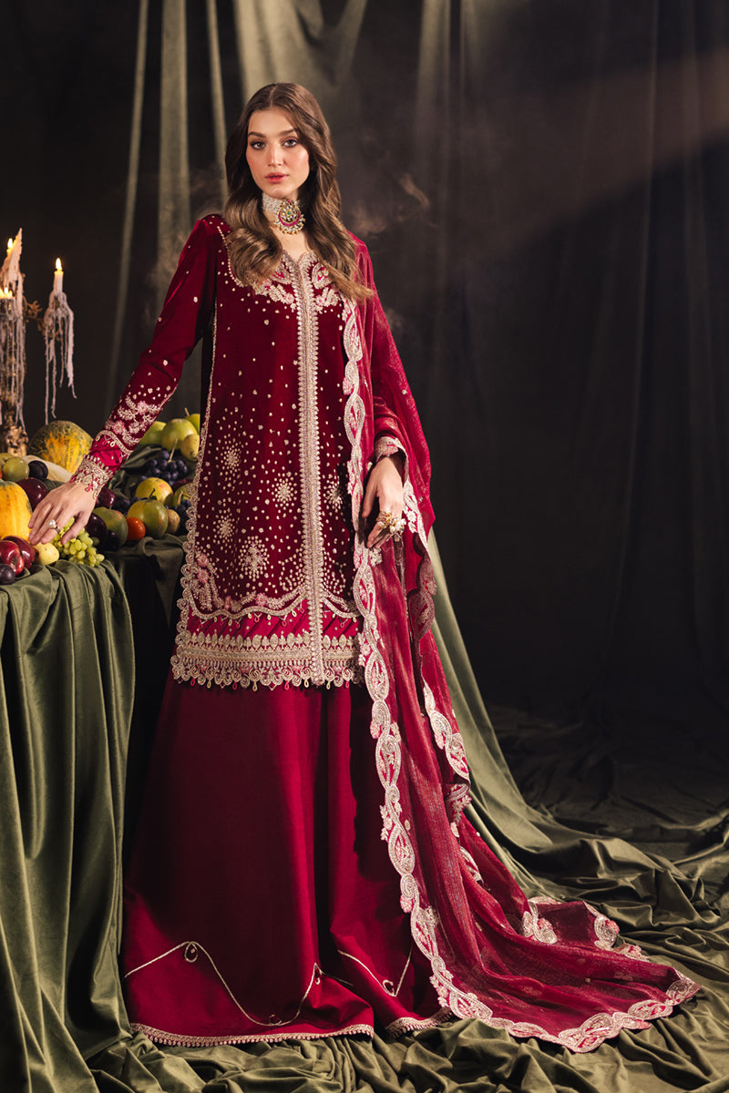 Qalamkar Luxury Velvet Edit Formals – BK-02 AMARA