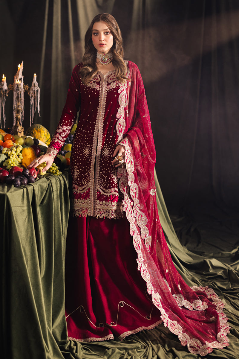 Qalamkar Luxury Velvet Edit Formals – BK-02 AMARA