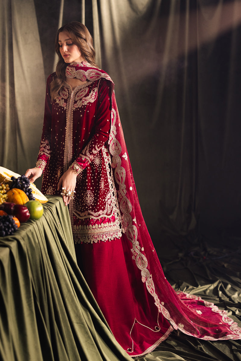 Qalamkar Luxury Velvet Edit Formals – BK-02 AMARA