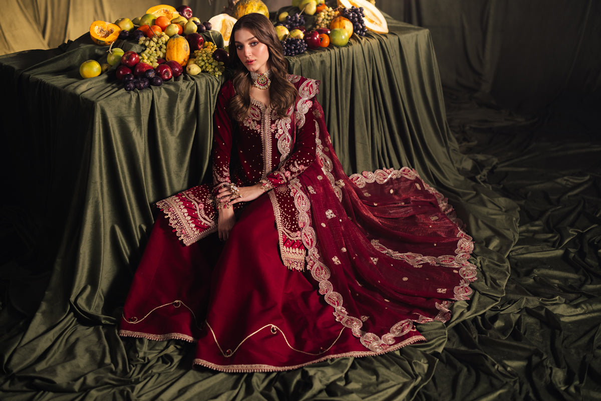 Qalamkar Luxury Velvet Edit Formals – BK-02 AMARA
