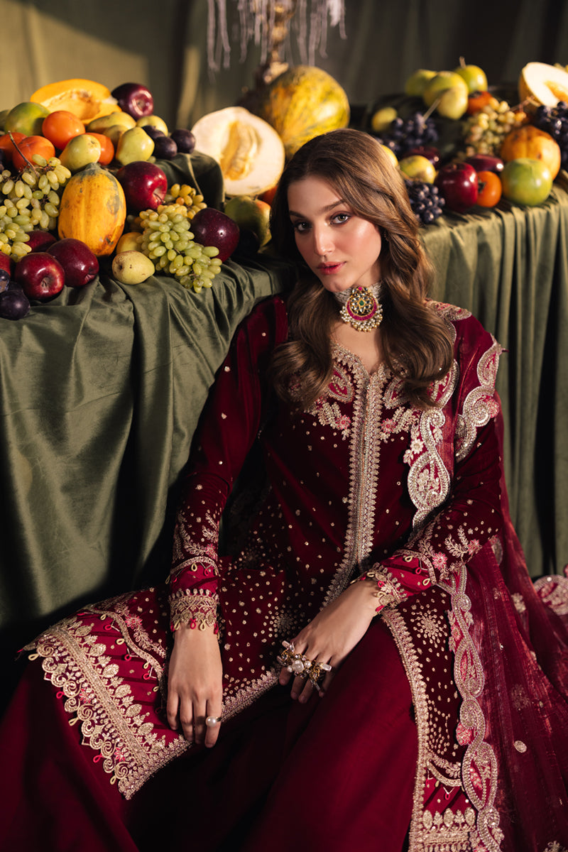 Qalamkar Luxury Velvet Edit Formals – BK-02 AMARA