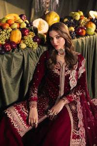 Qalamkar Luxury Velvet Edit Formals – BK-02 AMARA