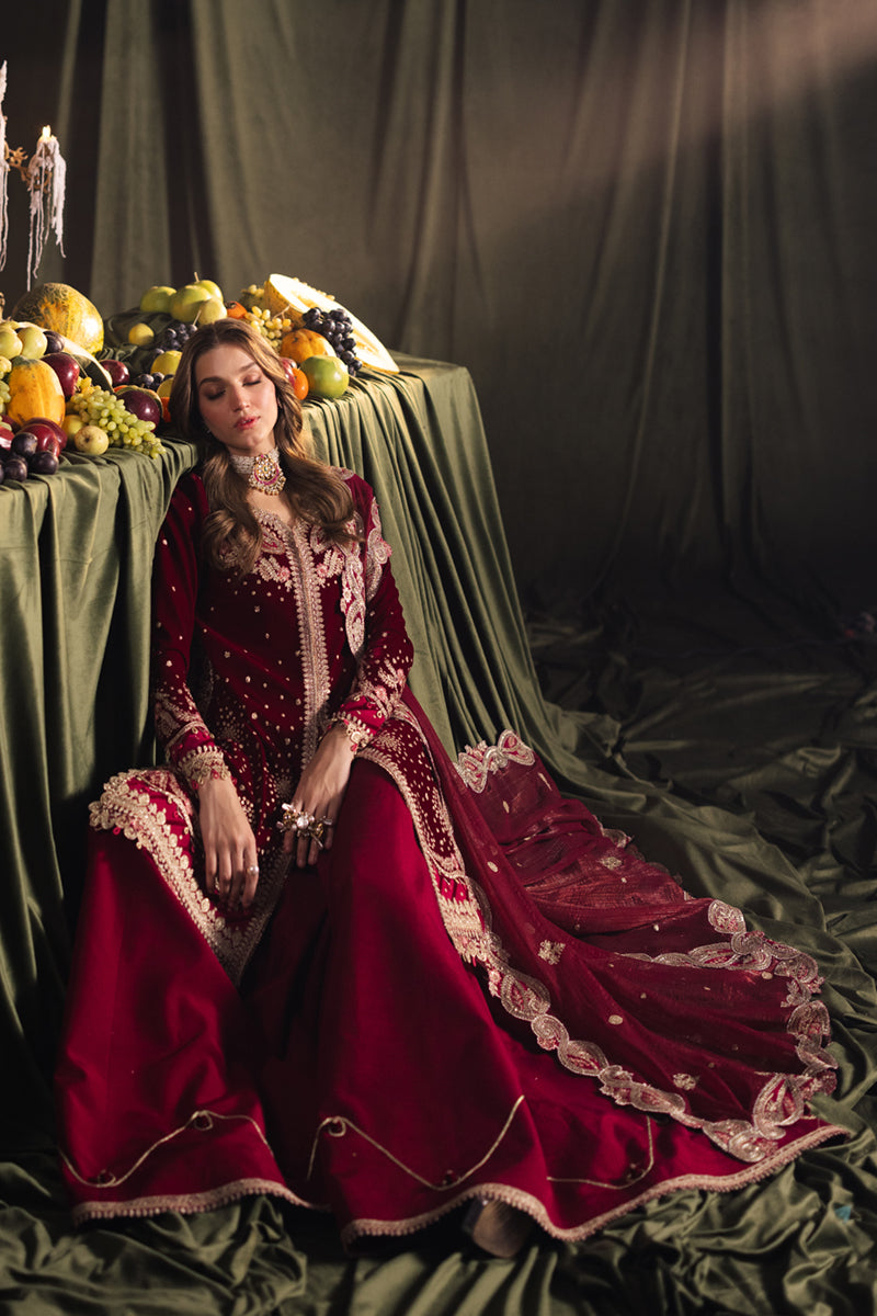 Qalamkar Luxury Velvet Edit Formals – BK-02 AMARA