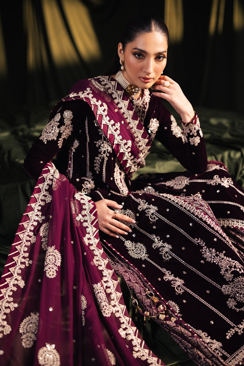 Qalamkar Luxury Velvet Edit Formals – BK-01 AMANI