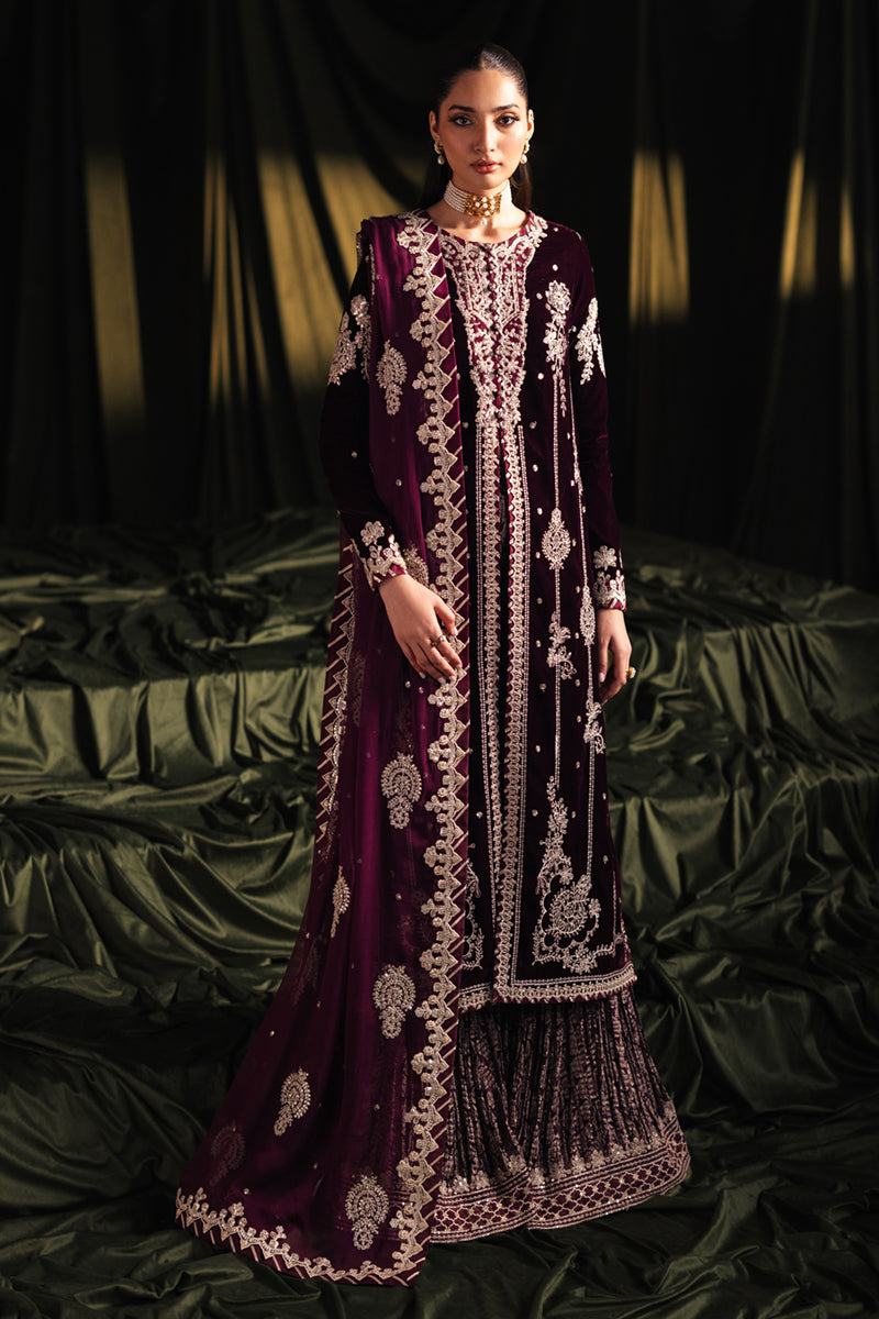 Qalamkar Luxury Velvet Edit Formals – BK-01 AMANI