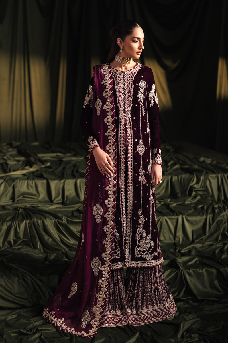 Qalamkar Luxury Velvet Edit Formals – BK-01 AMANI