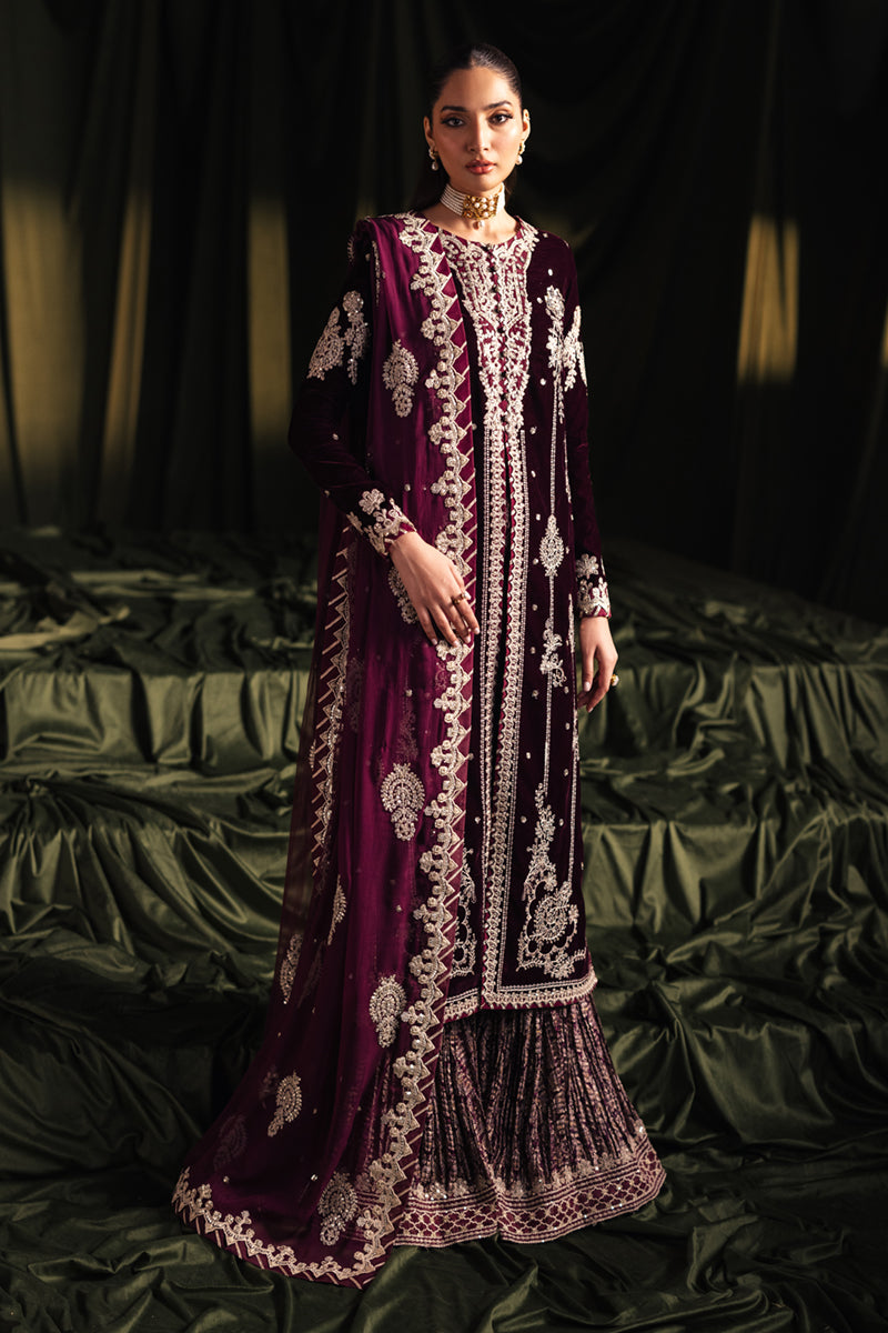 Qalamkar Luxury Velvet Edit Formals – BK-01 AMANI