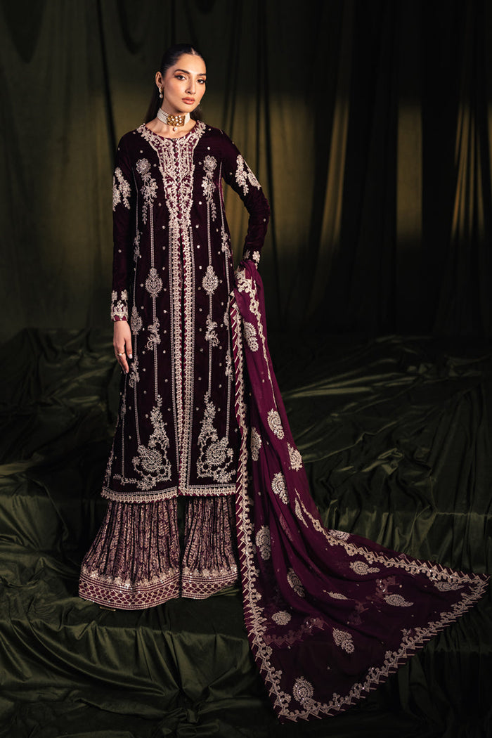Qalamkar Luxury Velvet Edit Formals – BK-01 AMANI