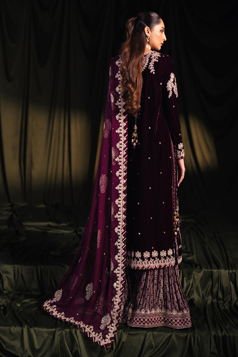 Qalamkar Luxury Velvet Edit Formals – BK-01 AMANI