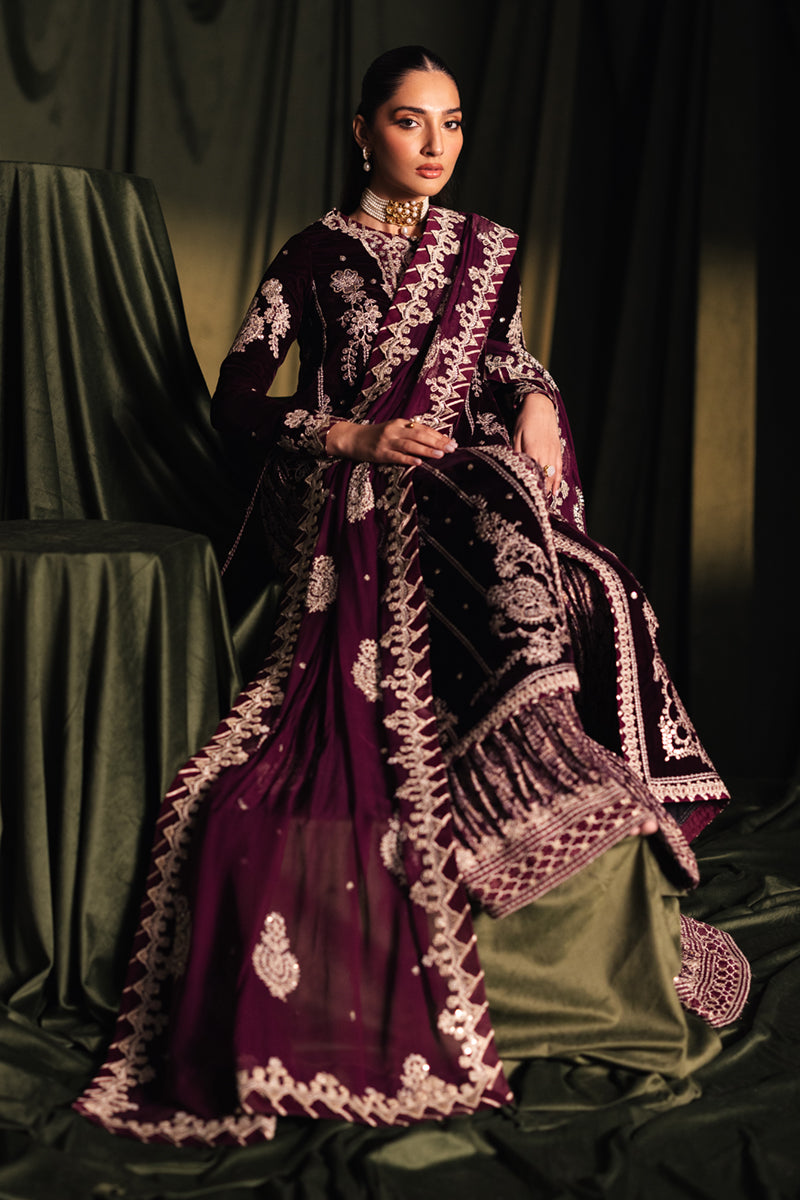 Qalamkar Luxury Velvet Edit Formals – BK-01 AMANI