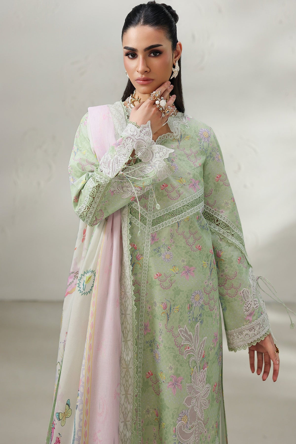 Qalamkar QPrints Lawn Drop II – QQP-01 (A) TALYA