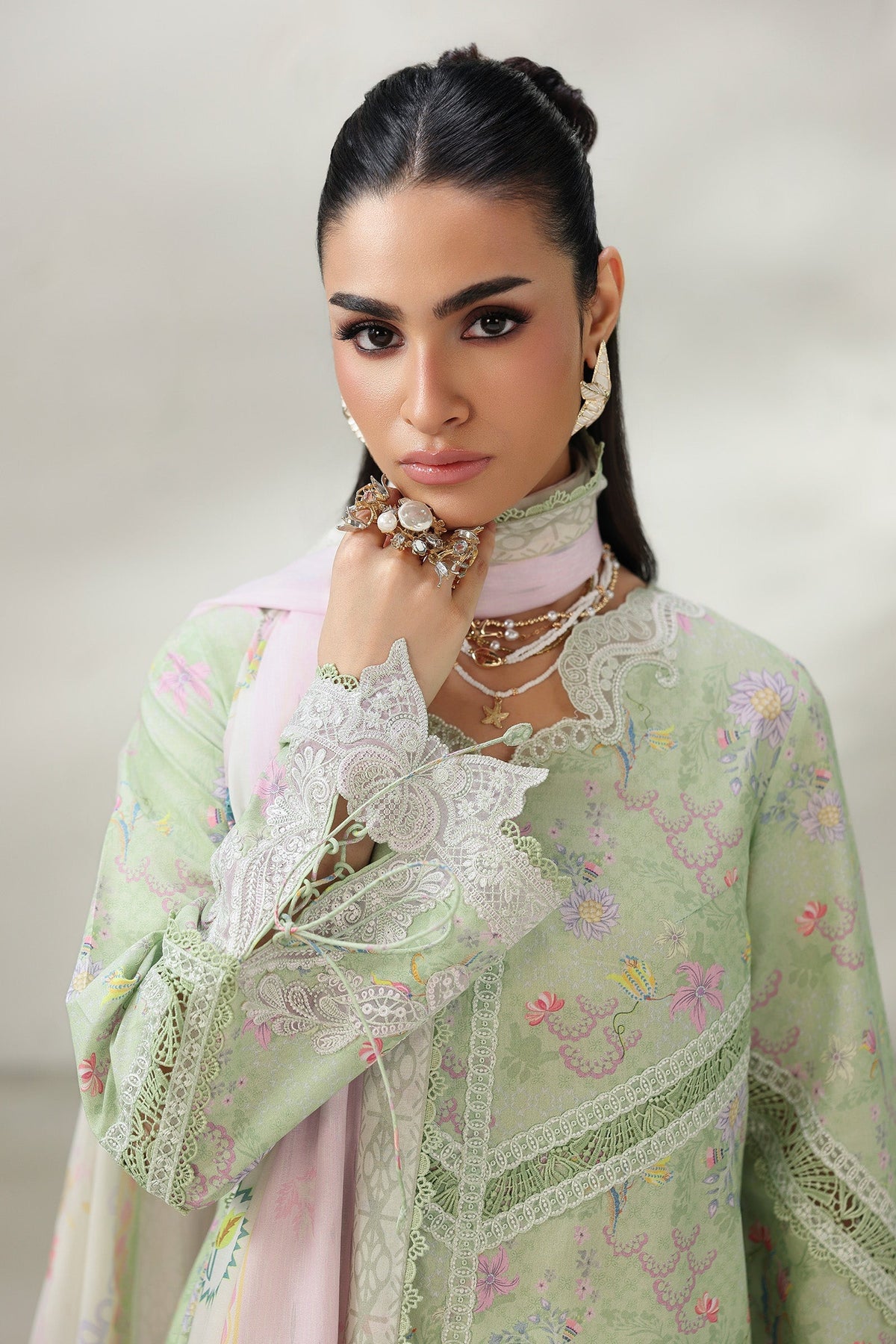 Qalamkar QPrints Lawn Drop II – QQP-01 (A) TALYA