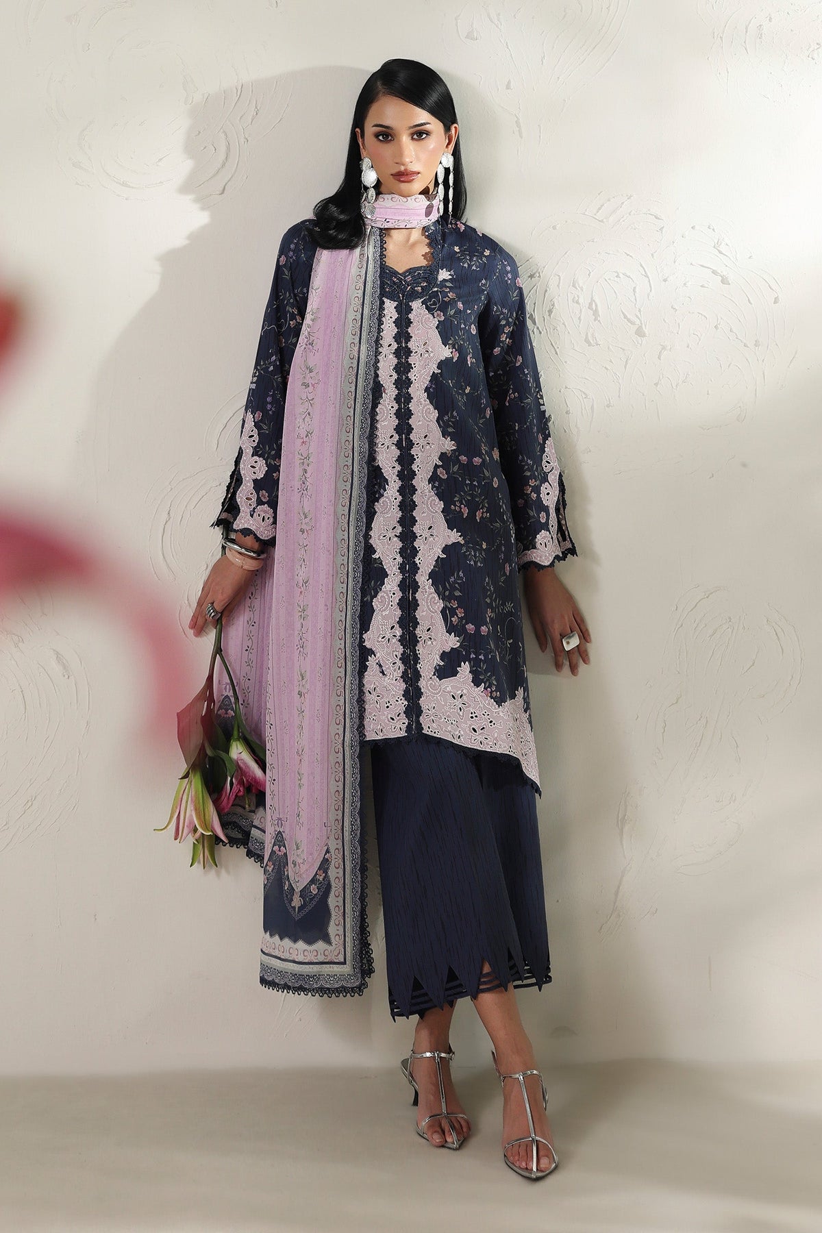 Qalamkar QPrints Lawn Drop II – QQP-03 (A) ZEENA