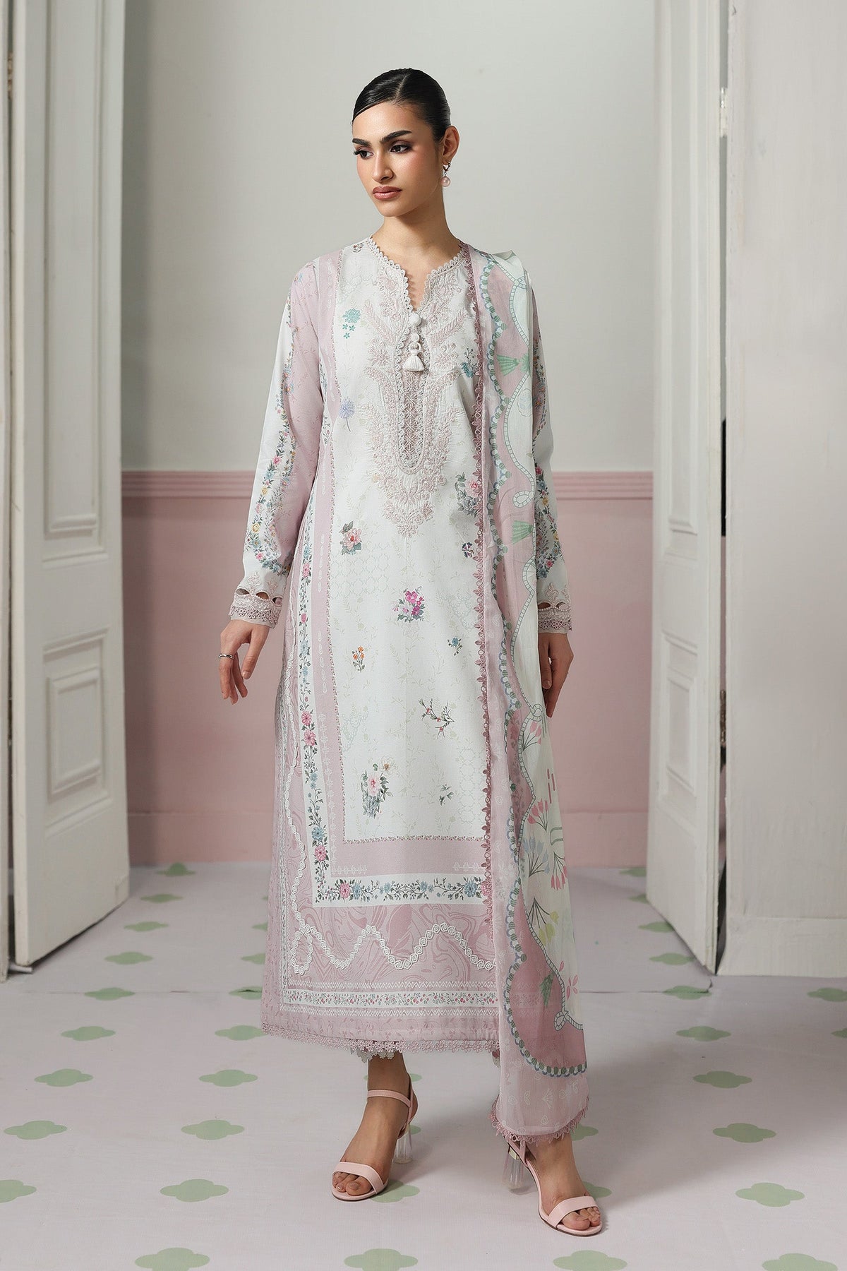 Qalamkar QPrints Lawn Drop II – QQP-05 (A) MINAL