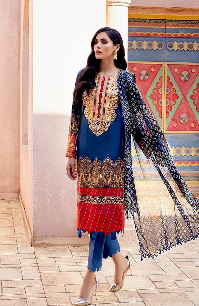 Al Zohaib Festive Hues Premium Collection – D-12