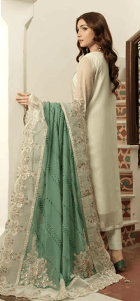 Demir Embroidered Semi Stitched Chiffon By Noors – D2