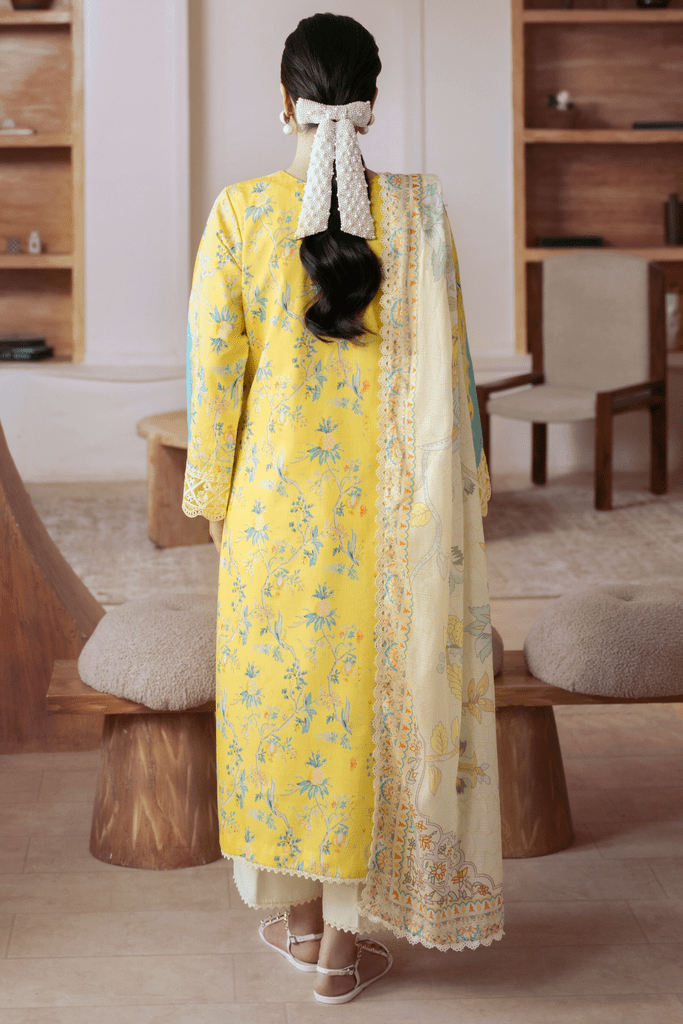 Aabyaan Print Luxe Lawn Collection – AYLIN (AP-02)