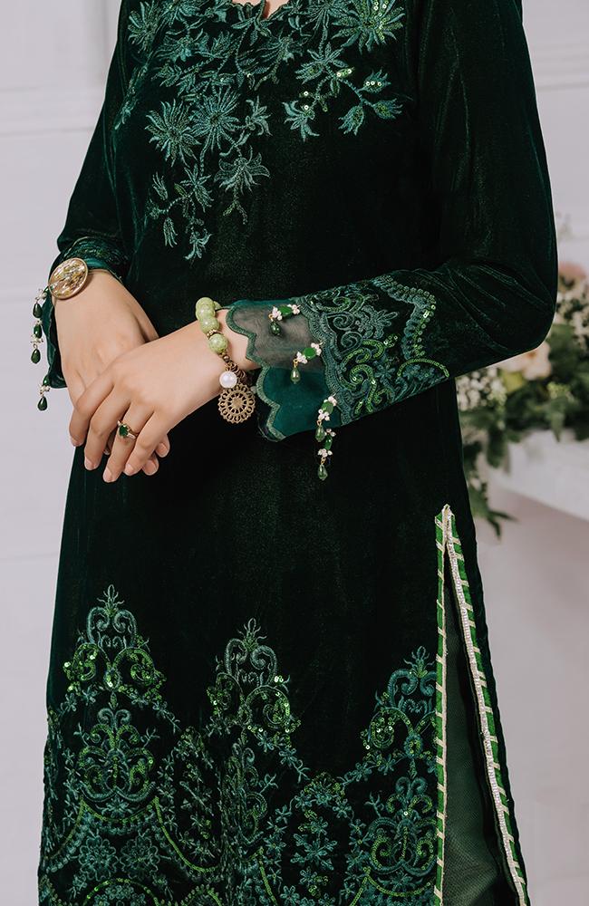 Al Zohaib Velveto Emb Velvet Shirt – AZV-02