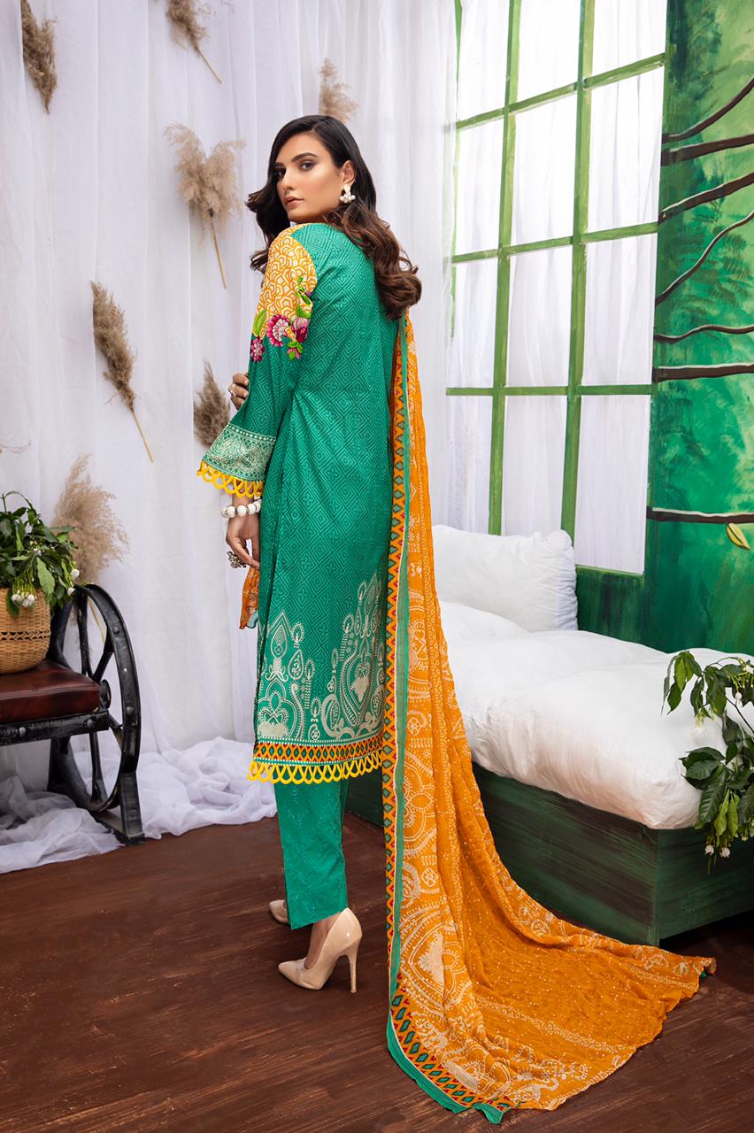 Sofia Embroidered Lawn Collection – Design 02
