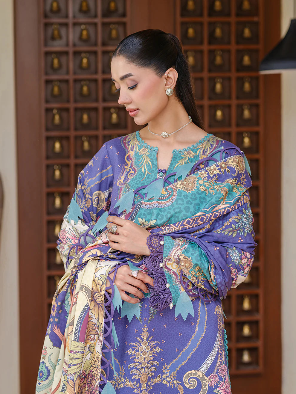 Jade Urbane Linen Prints Collection – Deep Blue