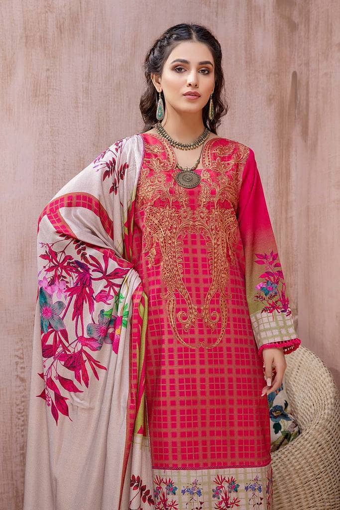 Charizma Combination Khaddar Shawl CCW-05