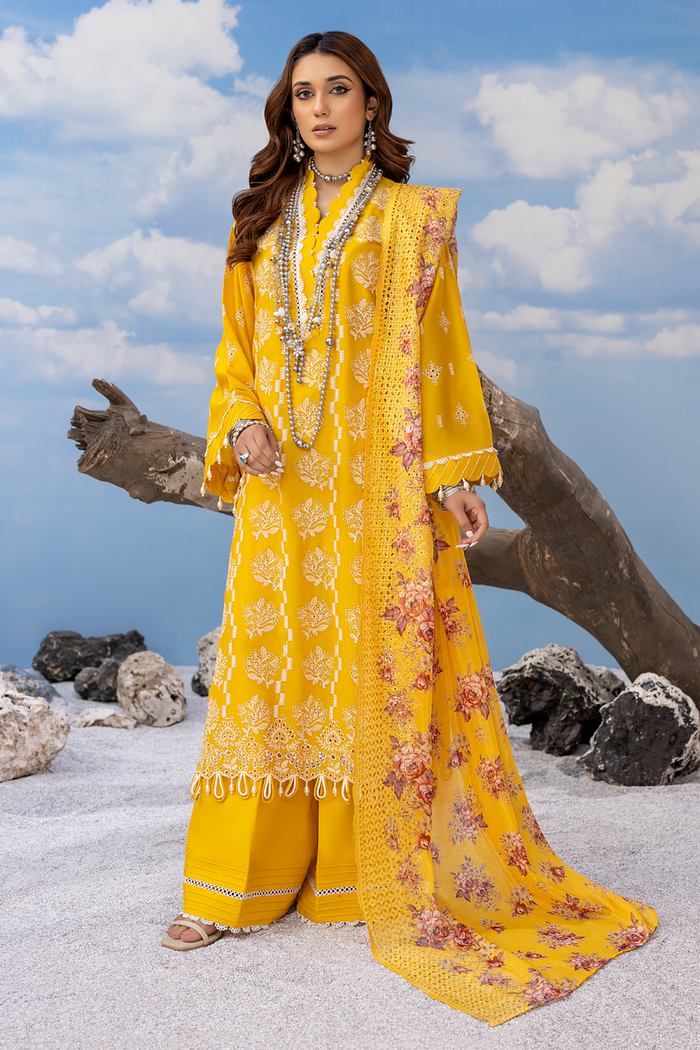 Fuchsia Chikankari lawn by Adans Libas 02Fuchsia Vol 2 Lawn 2023 by Adan’s Libas