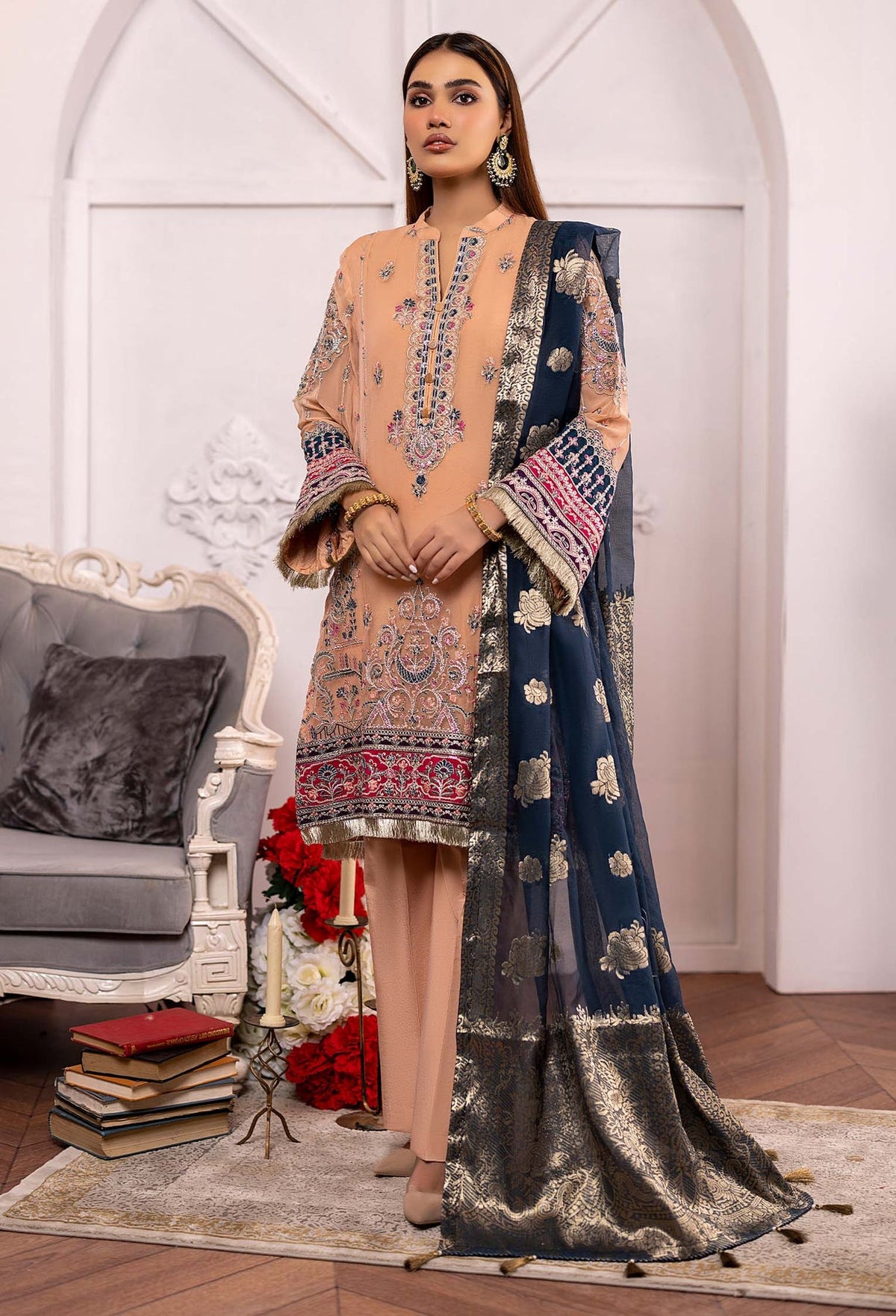 Adan Libas Luxurious Chiffon Collection D-6