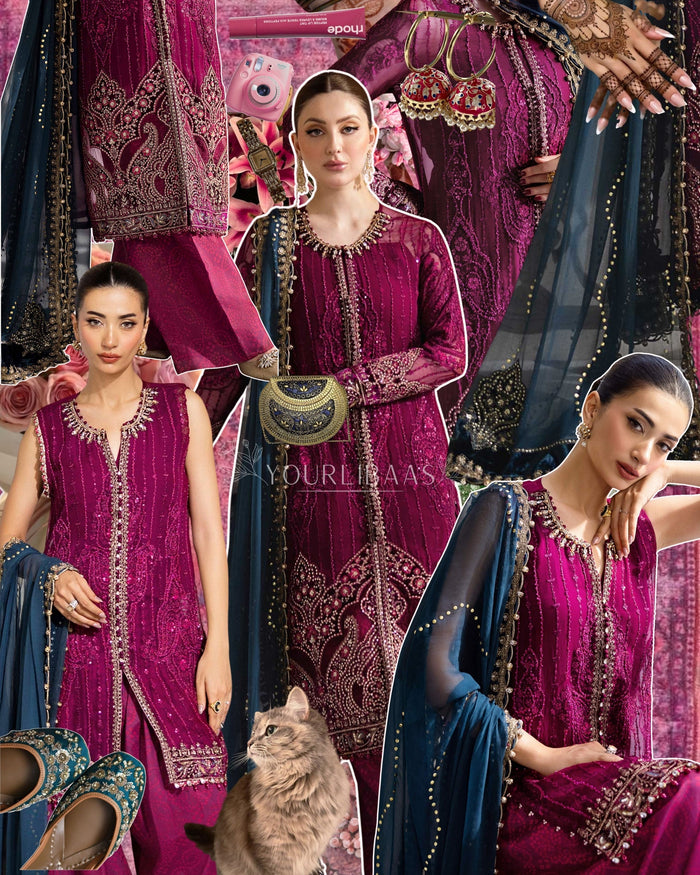 MARIA.B Chiffon Luxury Formals – MPC-25-102