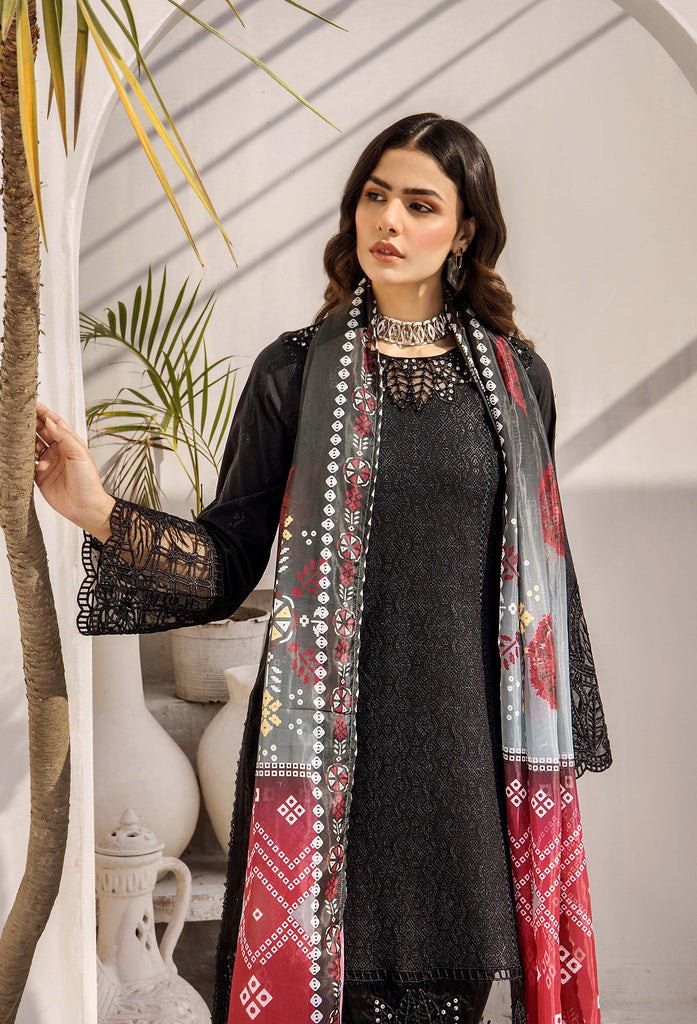 Adans Libas Rumi Schiffli Embroidered Lawn D-9