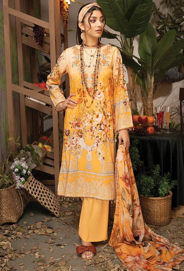 Adans Libas Summer Fantasy Lawn – GILDED MAIDEN – 05
