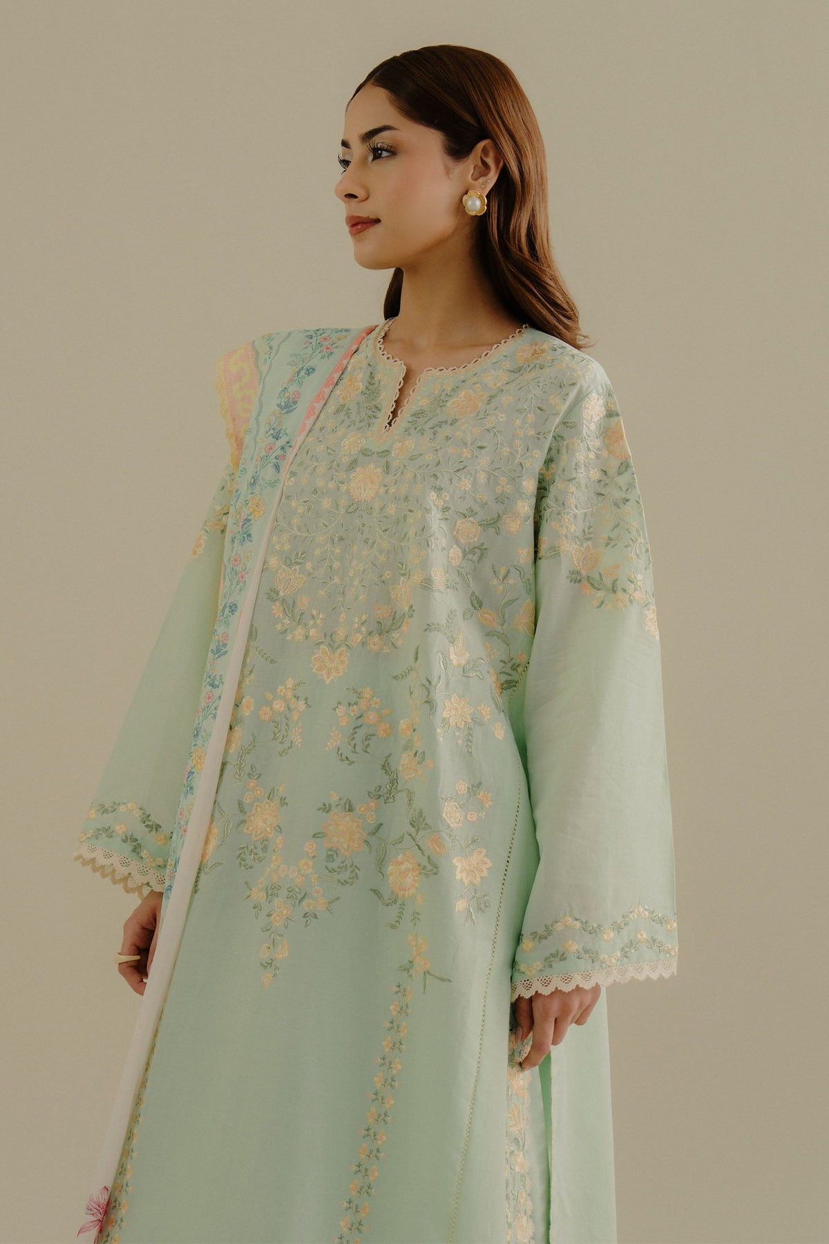 Coco Lawn Drop II by Zara Shahjahan – Velin-7A