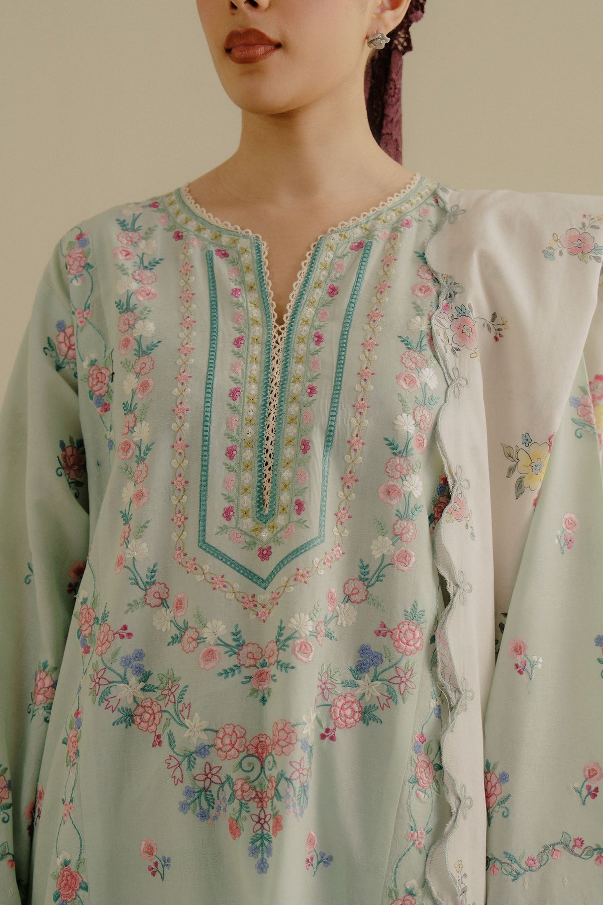 Coco Lawn Drop II by Zara Shahjahan – Zeest-9A