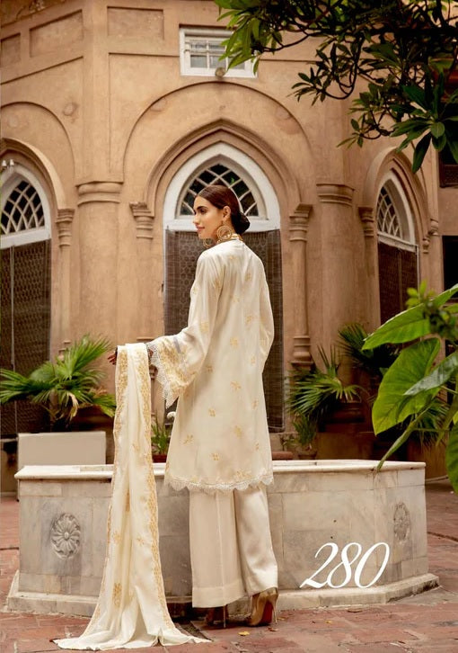 Khoobseerat by Shaista – Peach Embroidery Winter – DN-280