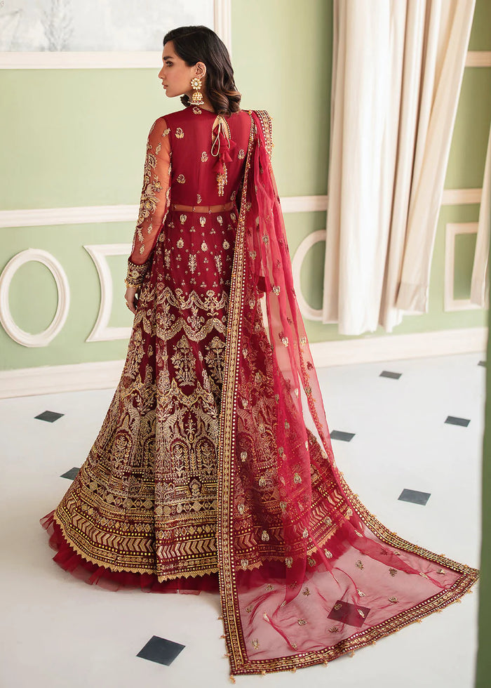 Afrozeh La Fuchsia Luxury Chiffon – D-01 NORAH
