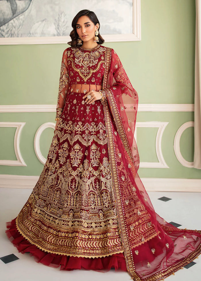 Afrozeh La Fuchsia Luxury Chiffon – D-01 NORAH