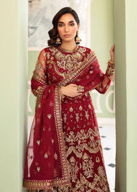 Afrozeh La Fuchsia Luxury Chiffon – D-01 NORAH