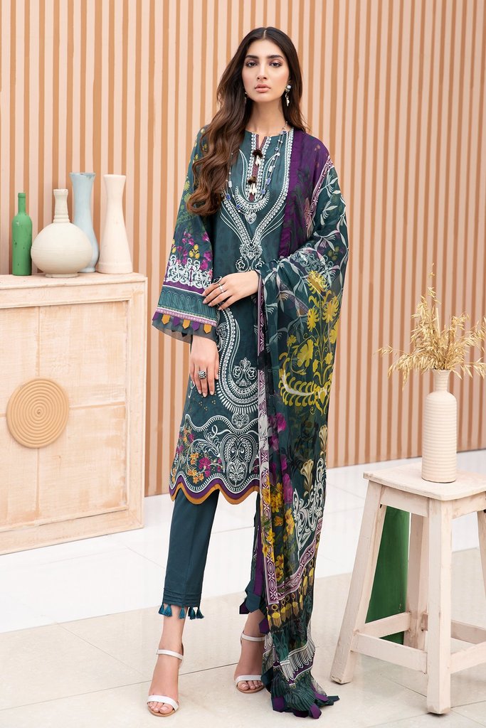 Jazmin Iris Lawn Collection Vol-2 – Fareesa
