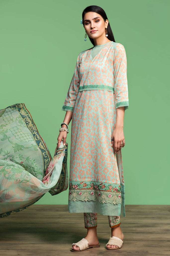 Nishat Linen Lawn Printed Suit – 42001066-R