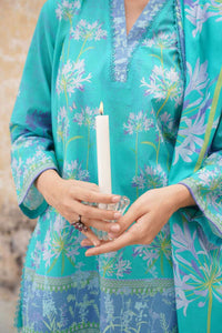 Sahar Selene Unstitched Lawn Exclusive- Lavender Skies