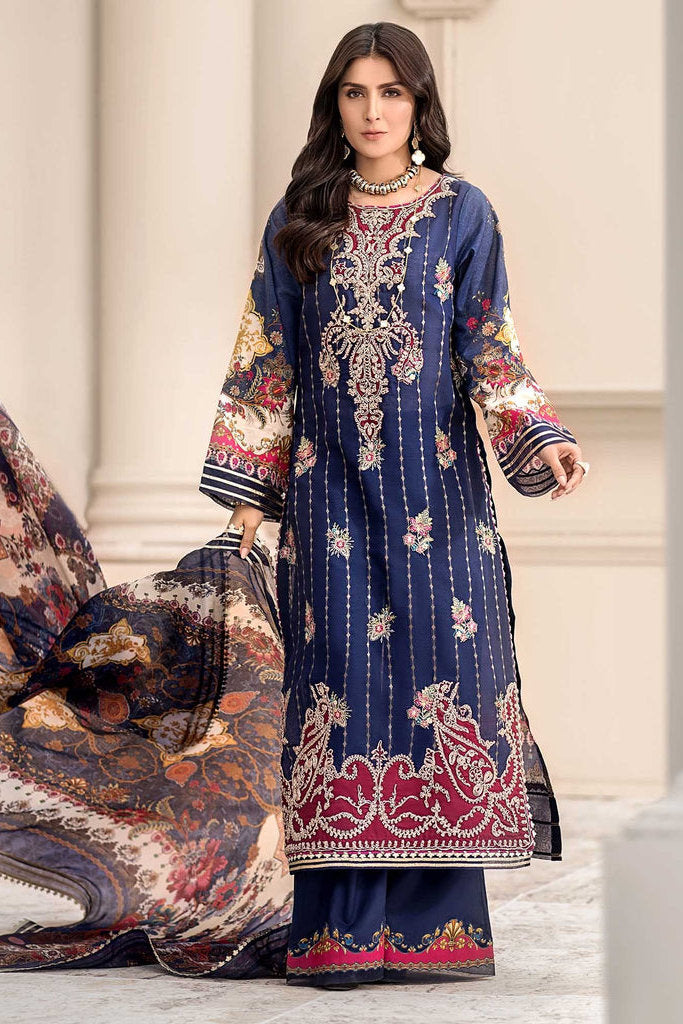 Noor by Saadia Asad Luxury Lawn – SOIGNE-D9-B