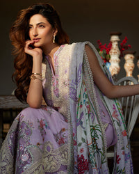 Faiza Saqlain Liliana x Palak Tiwari Luxury Lawn Collection 2024 – Nazeli
