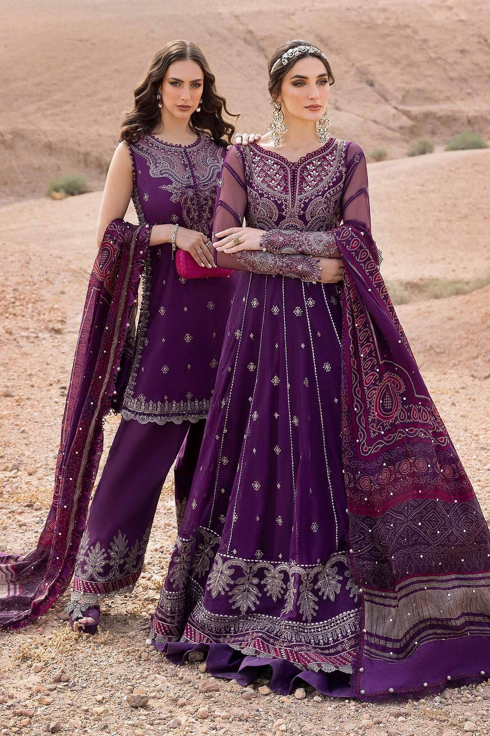 Maria B Luxury Lawn 2025 – D-7B