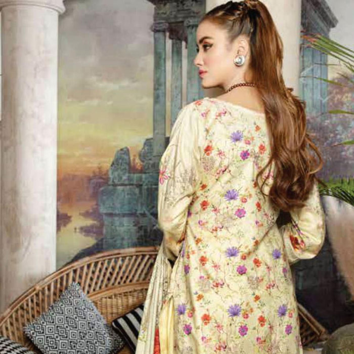 Mahjabeen embroidered Linen – 053 (Latest Craze)