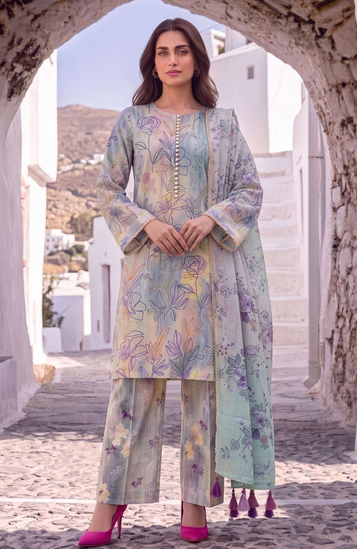 Coco Cords by Al Zohaib Printed Lawn Design-7