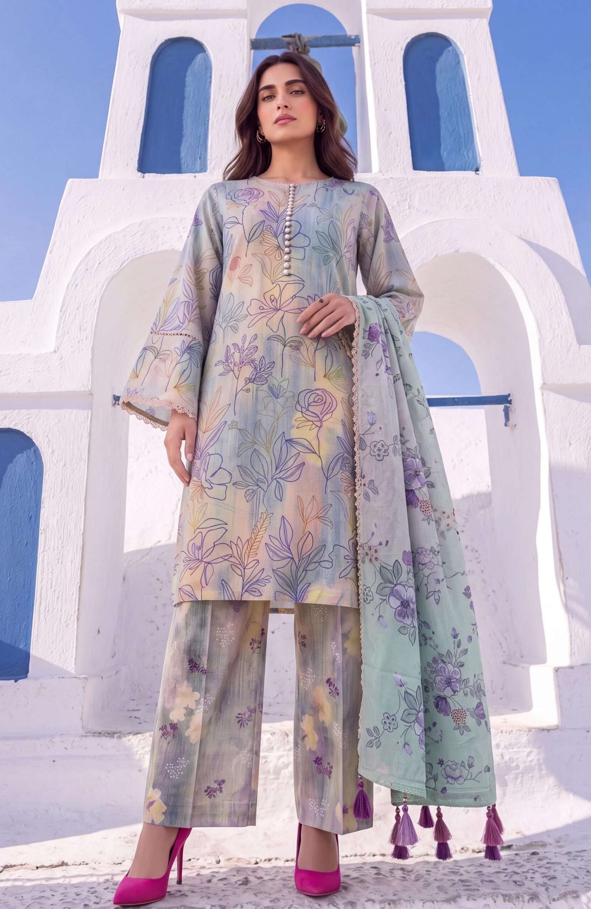 Coco Cords by Al Zohaib Printed Lawn Design-7