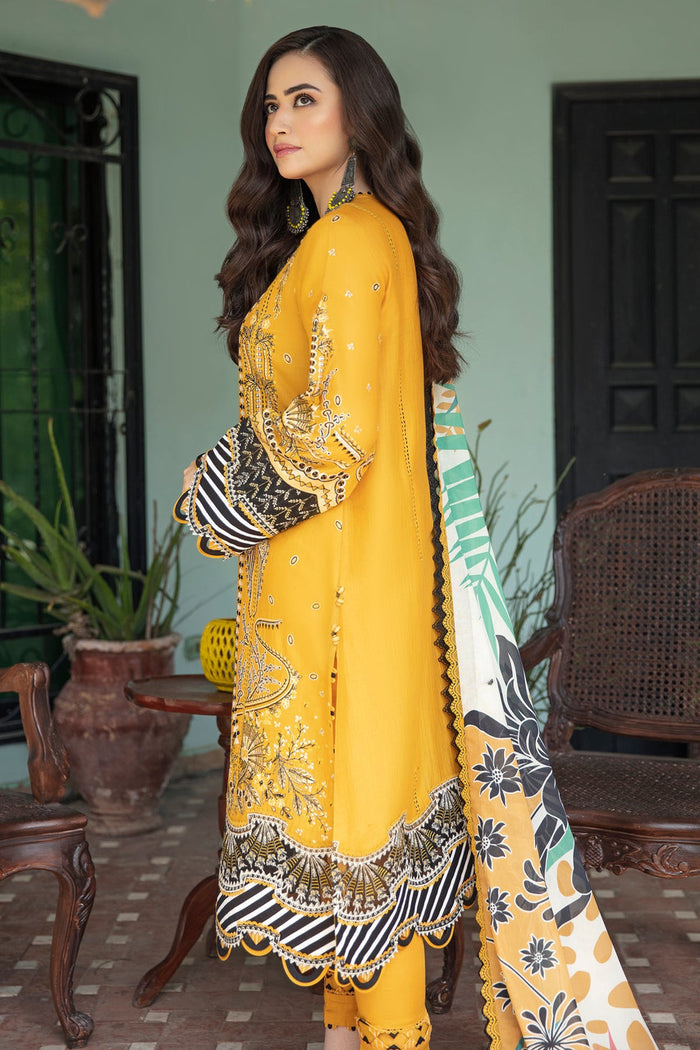 Jazmin Shahkaar Festive Lawn – D2 Zard