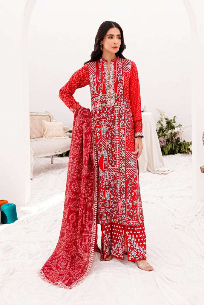 Tabeer Printkari Summer Lawn Collection D-6A – Elif
