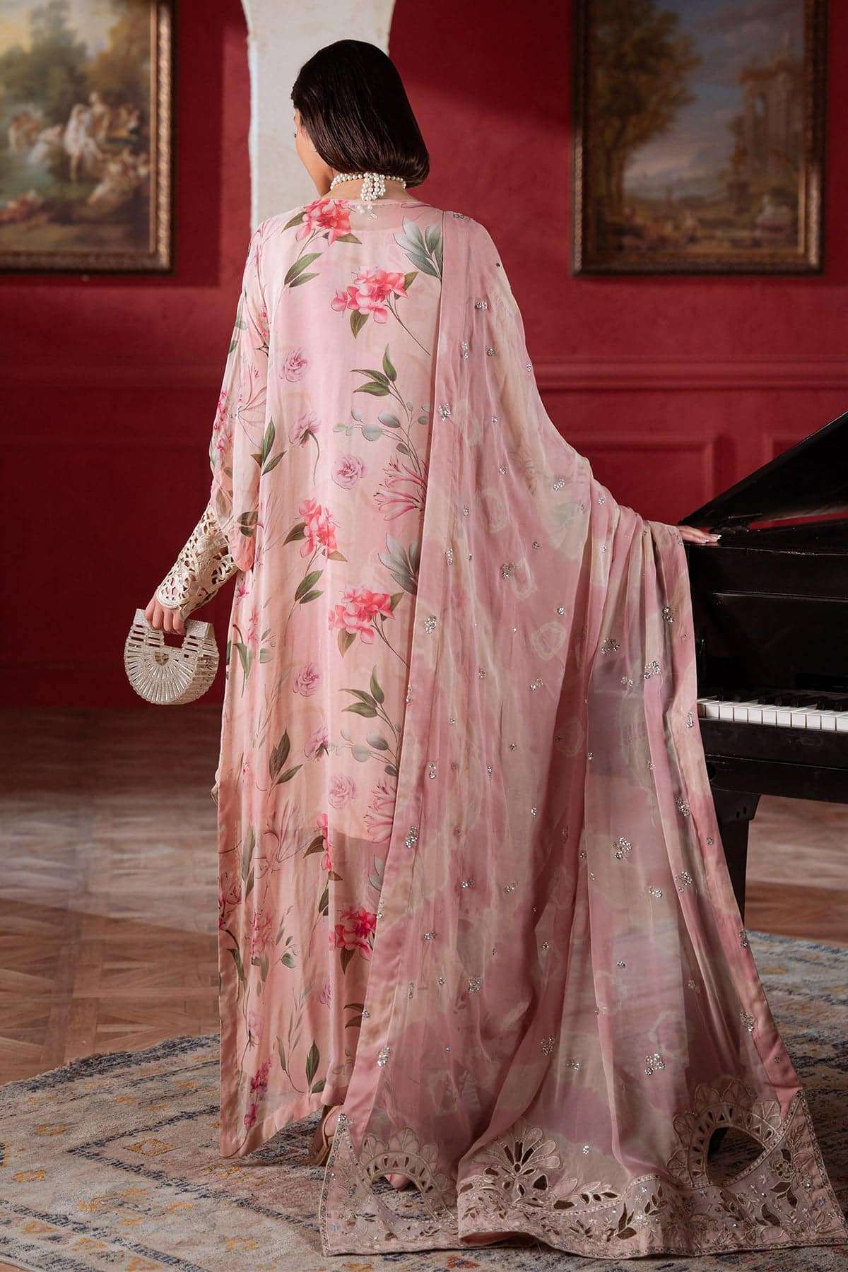 Nureh Amaya Luxury Embroidered Chiffon Collection – AM-38