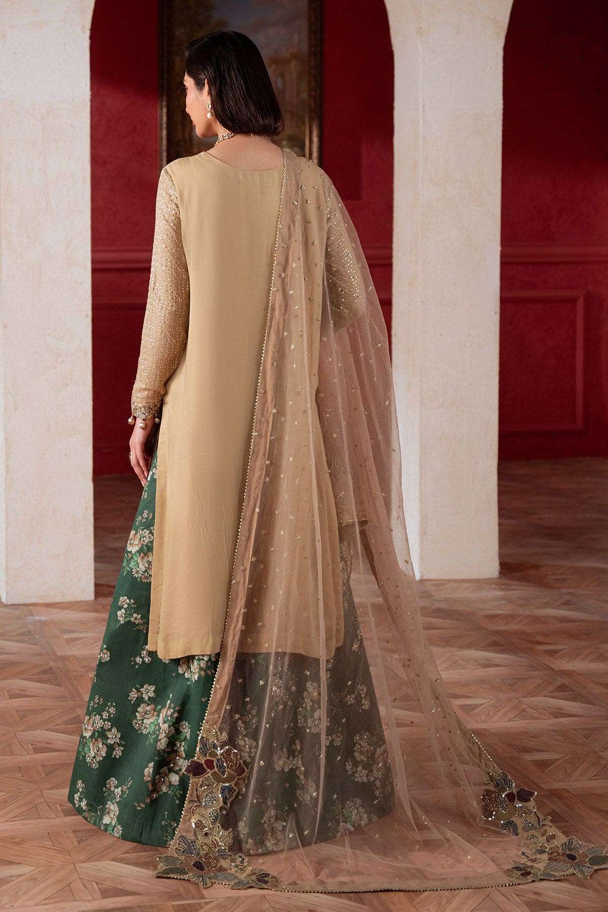 Nureh Amaya Luxury Embroidered Chiffon Collection – AM-39